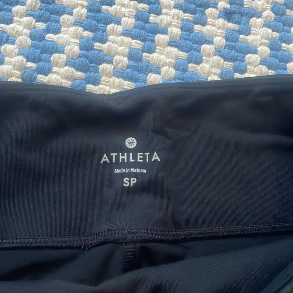 Athleta small petite faux front metro legging. Excellent used condition. - Picture 2 of 3